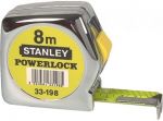 STANLEY Рулетка "Powerlock" с пластмассовым корпусом 8м х 25мм 0-33-198