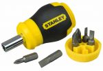 STANLEY Отвертка "Stanley® Multibit Stubby" в комплекте с 6-тью вставками 0-66-357
