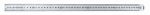 STANLEY Линейка из нержавеющей стали односторонняя с 2-мя метрическими шкалами полужесткая 0,5м 1-35-556