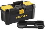 STANLEY Ящик для инструмента "Essential" пластмассовый с органайзерами, лотком и пластиковым замком 16" STST1-75517 1-75-517