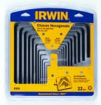 IRWIN Набор шестигранных Г-образных ключей 1,5-10мм, короткая и длинная серия, 22 шт. T10760