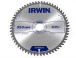 IRWIN Aluminium Пильный диск по алюминию 216 х 2.5 х 30мм , 60 зубов 1907777