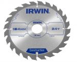 IRWIN Construction Пильный диск по дереву ATB 184 х 2.5 х 30мм , 24 зуба , для ручных пил 1897197
