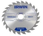 IRWIN Construction Пильный диск по дереву ATB 190 х 2.5 х 30мм , 24 зуба , для ручных пил 1897199