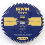 IRWIN Marples Пильный диск по дереву и цветным металлам с тефлоновым покрытием TCG 216 х 2.5 х 30мм, 84 зуба 1897468